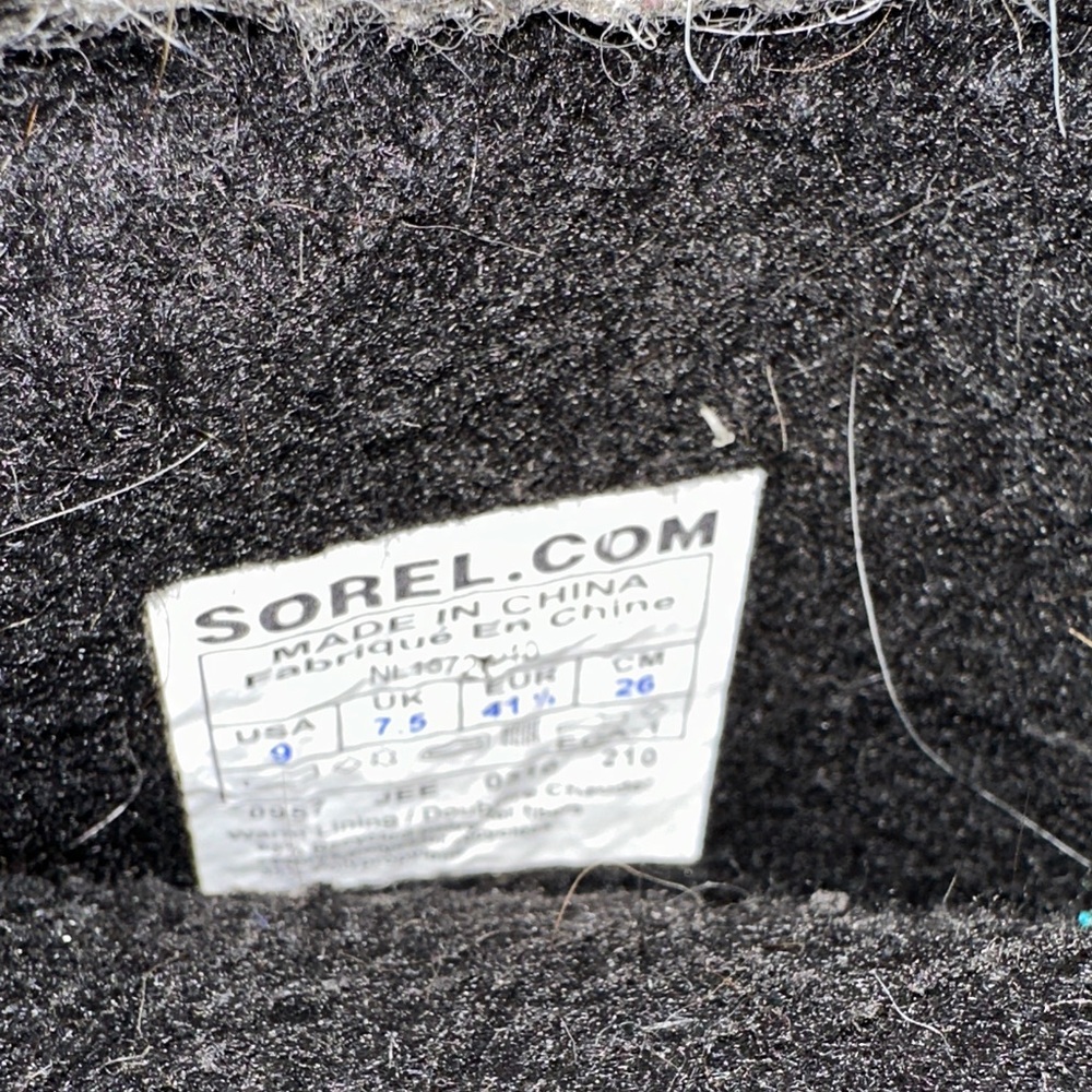Sorel Black and Gray Women's Winter Boots - Picture 8 of 9